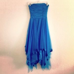 Strapless Midi Dress